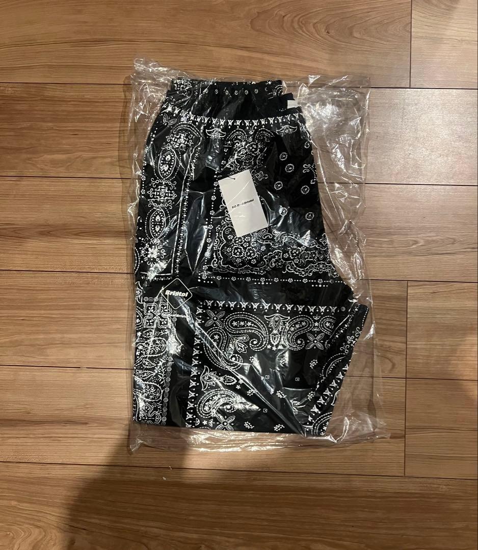 FCRB BANDANA NYLON EASY PANTS BLACK 最安 ら