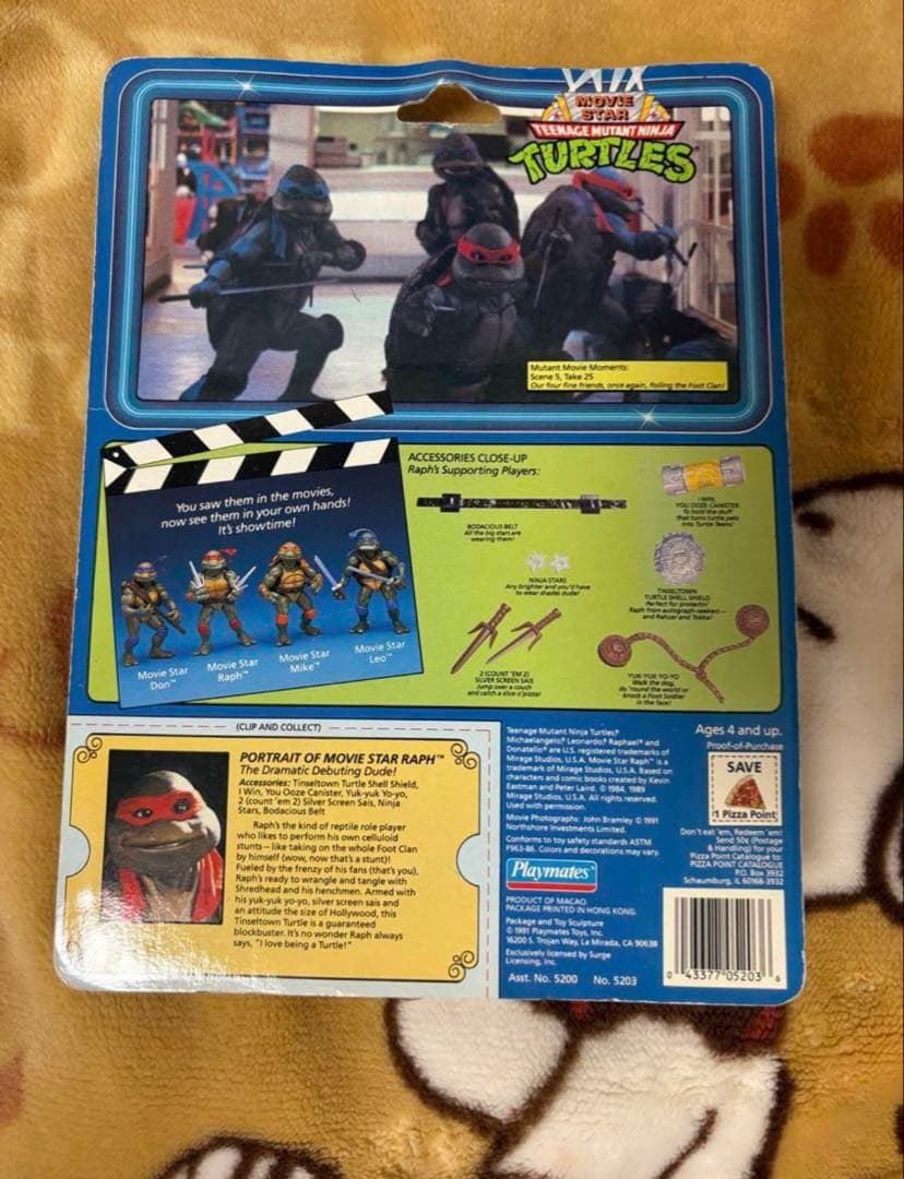 タートルズフィギアTeenageTurtlesMovieStar Raphael