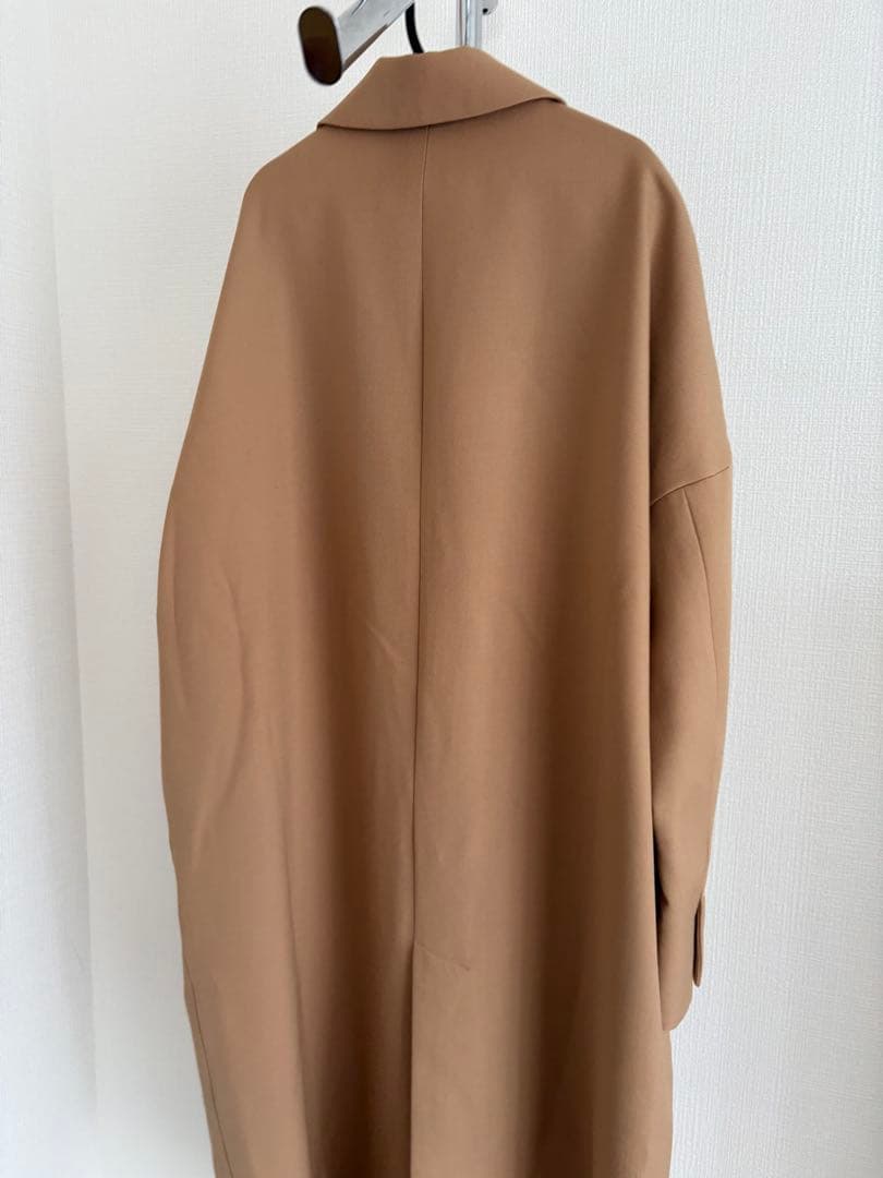 ENFOLDエンフォルド BOXシルエット ウールテーラーコート　38