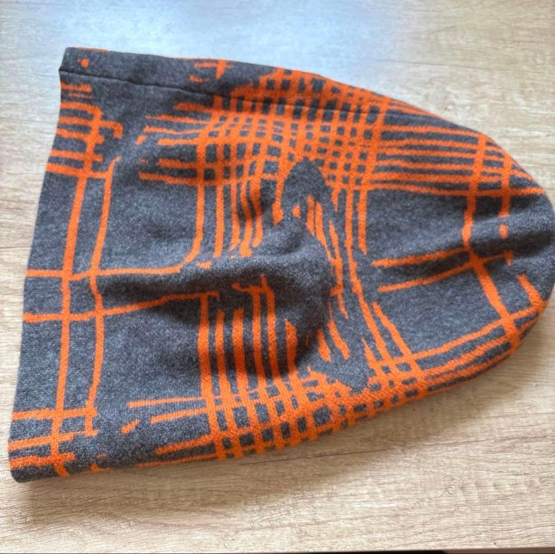 Vivienne Westwood ビーニー ニット帽 グレー×オレンジ　レア