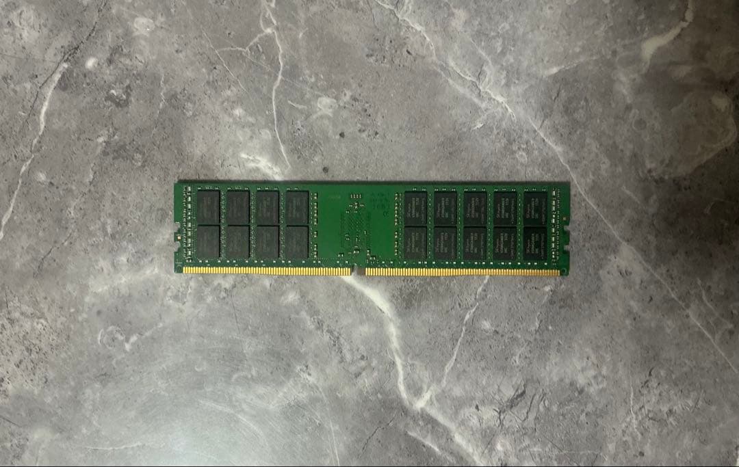Kingston 16GB DDR4-2400T 2Rx4 ECC メモリ動作品
