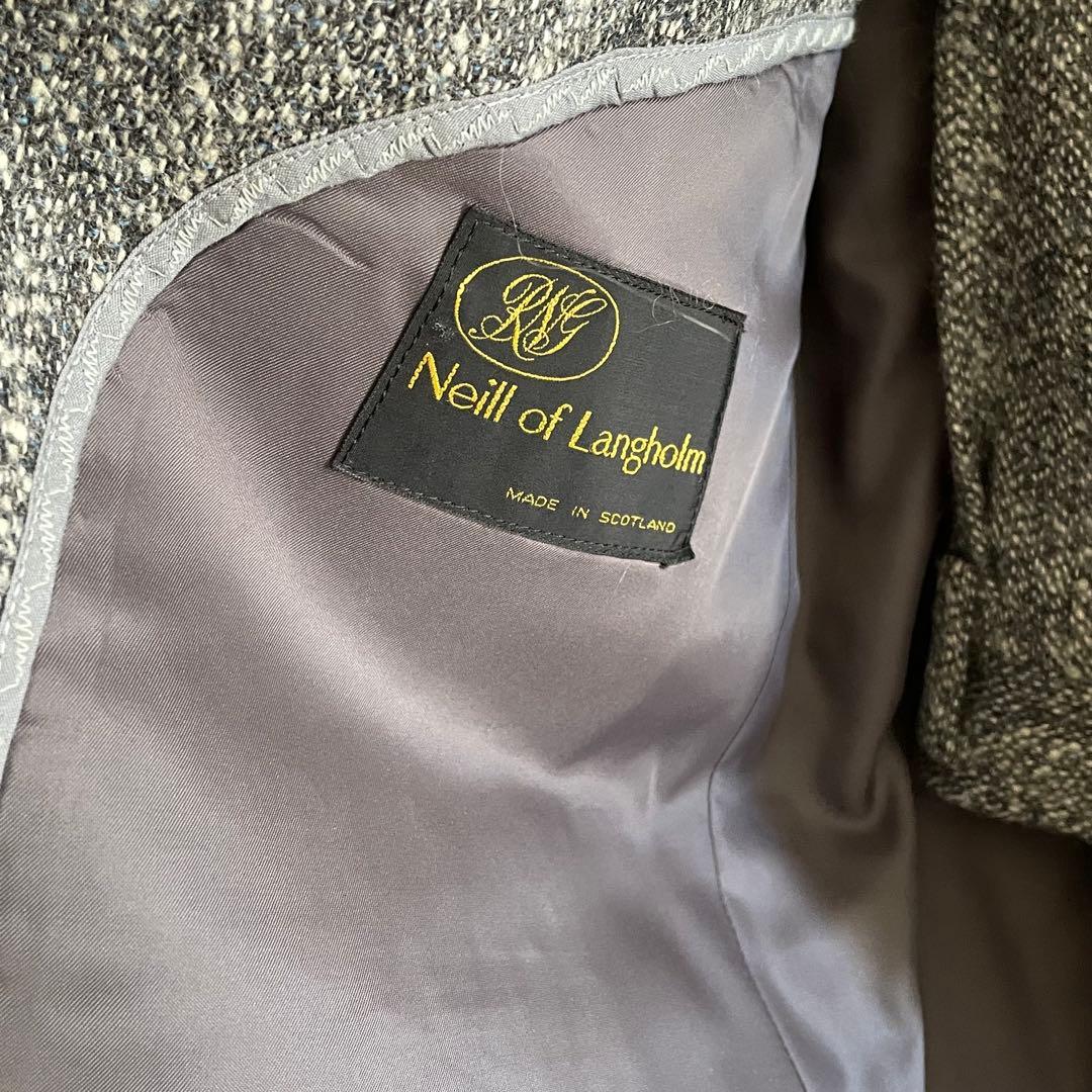 Neill of Langholm ダブルブレストジャケット グレー