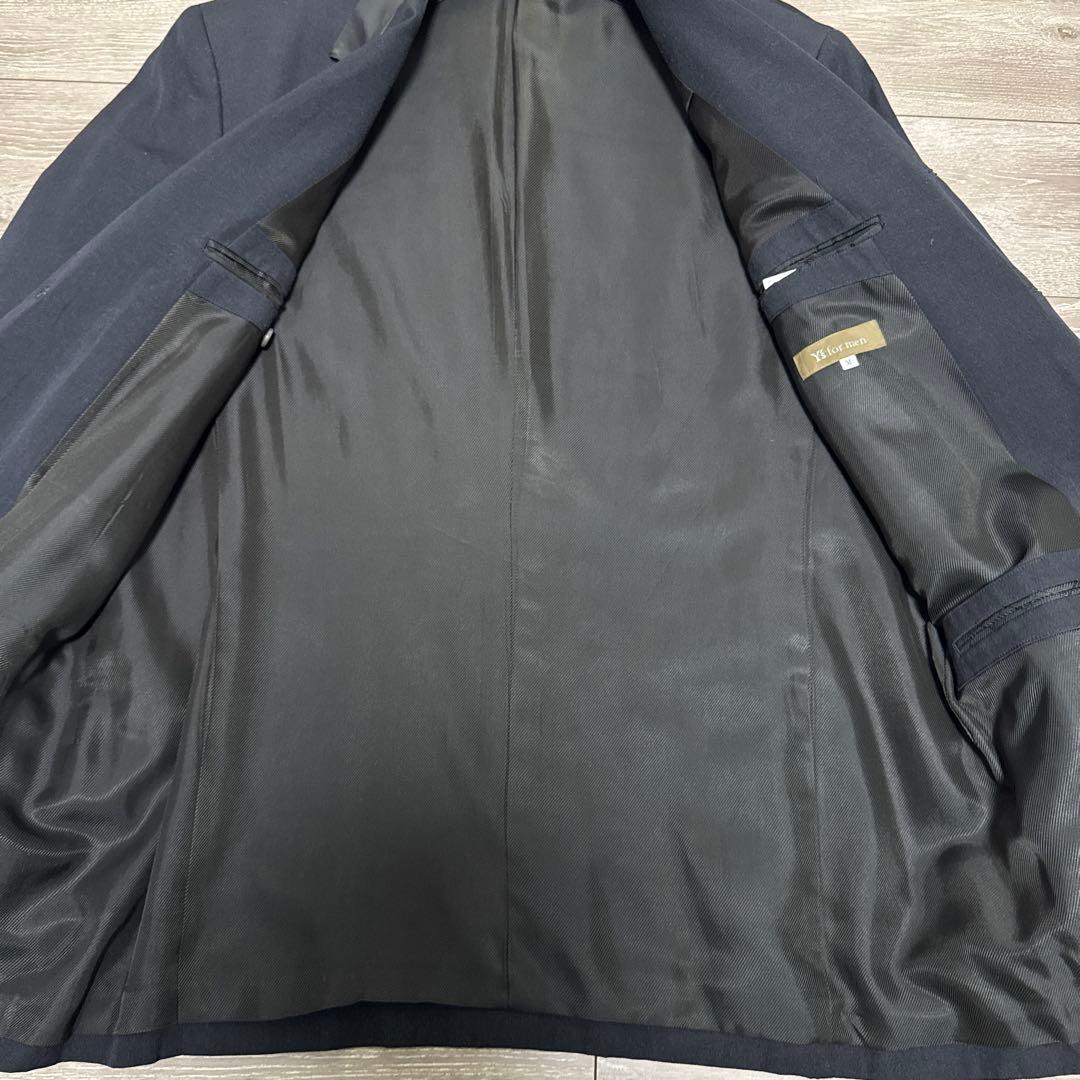 Y's for men ジャケット　襟レザー