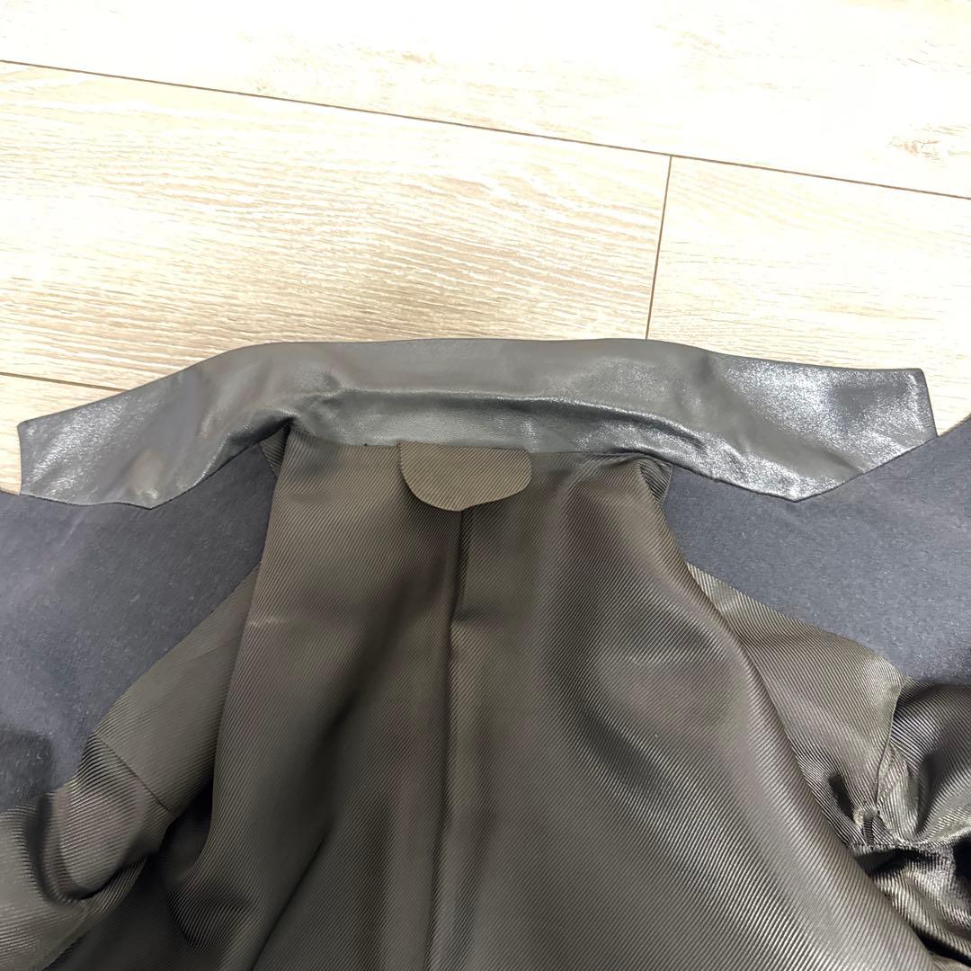 Y's for men ジャケット　襟レザー
