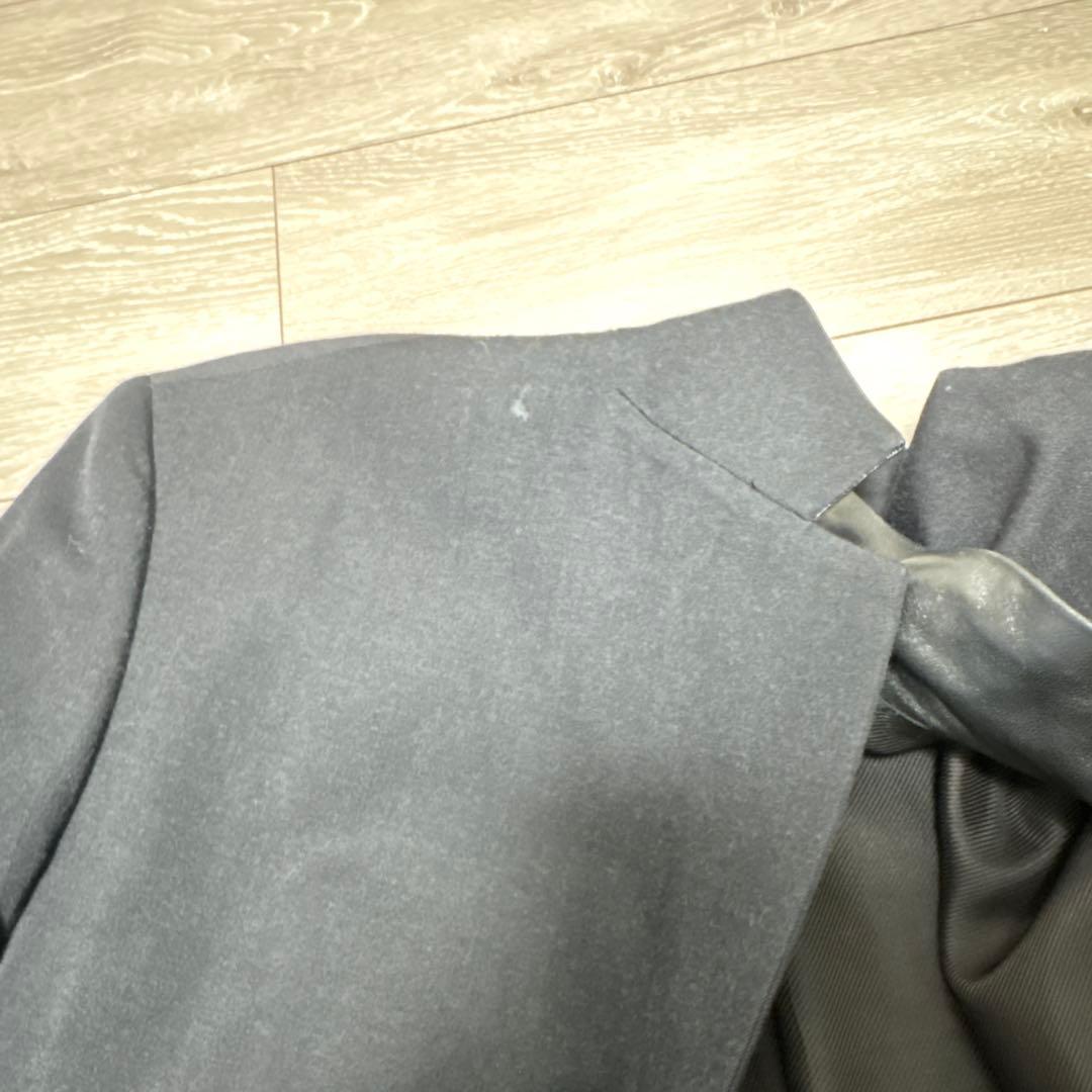 Y's for men ジャケット　襟レザー