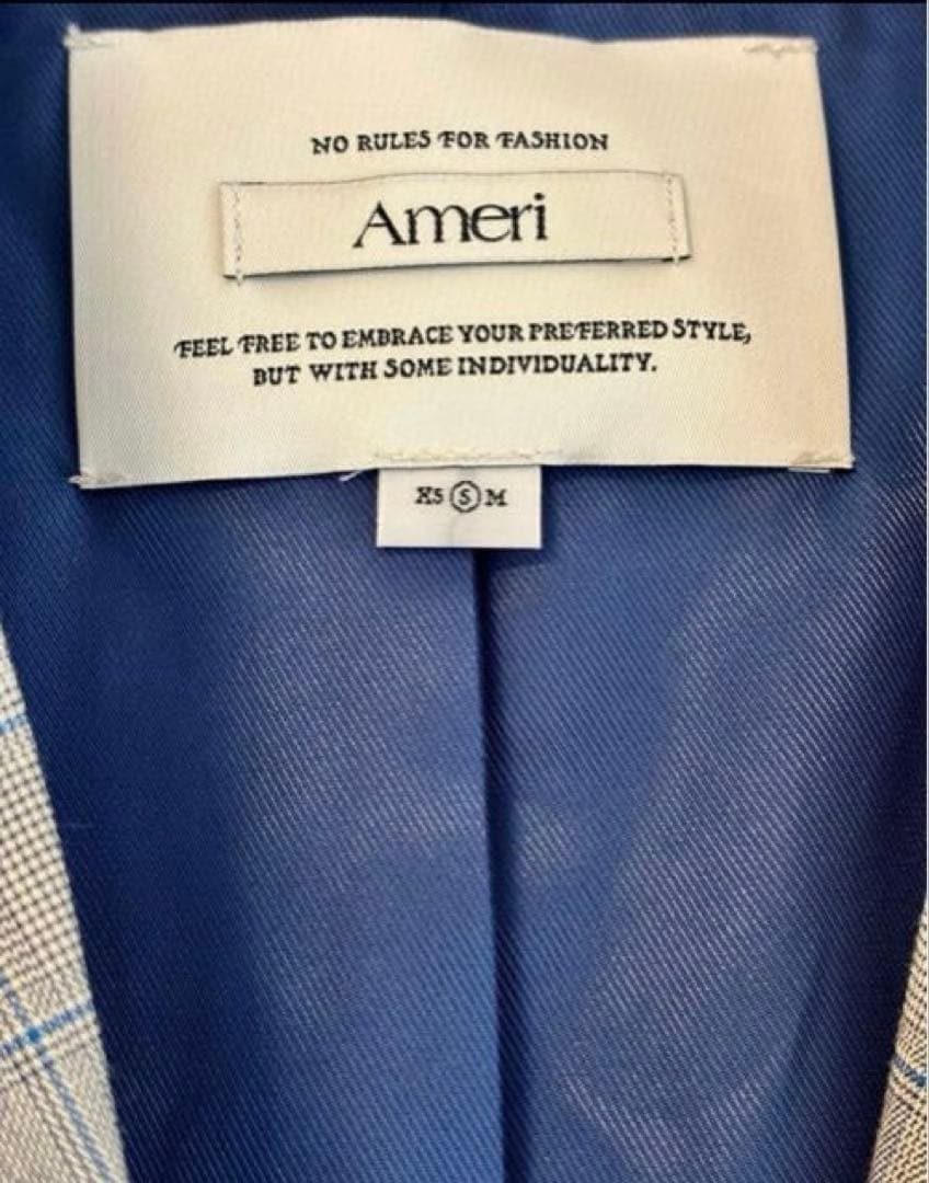 ジャケット・アウター AMERI CHECK FLOWER JACKET