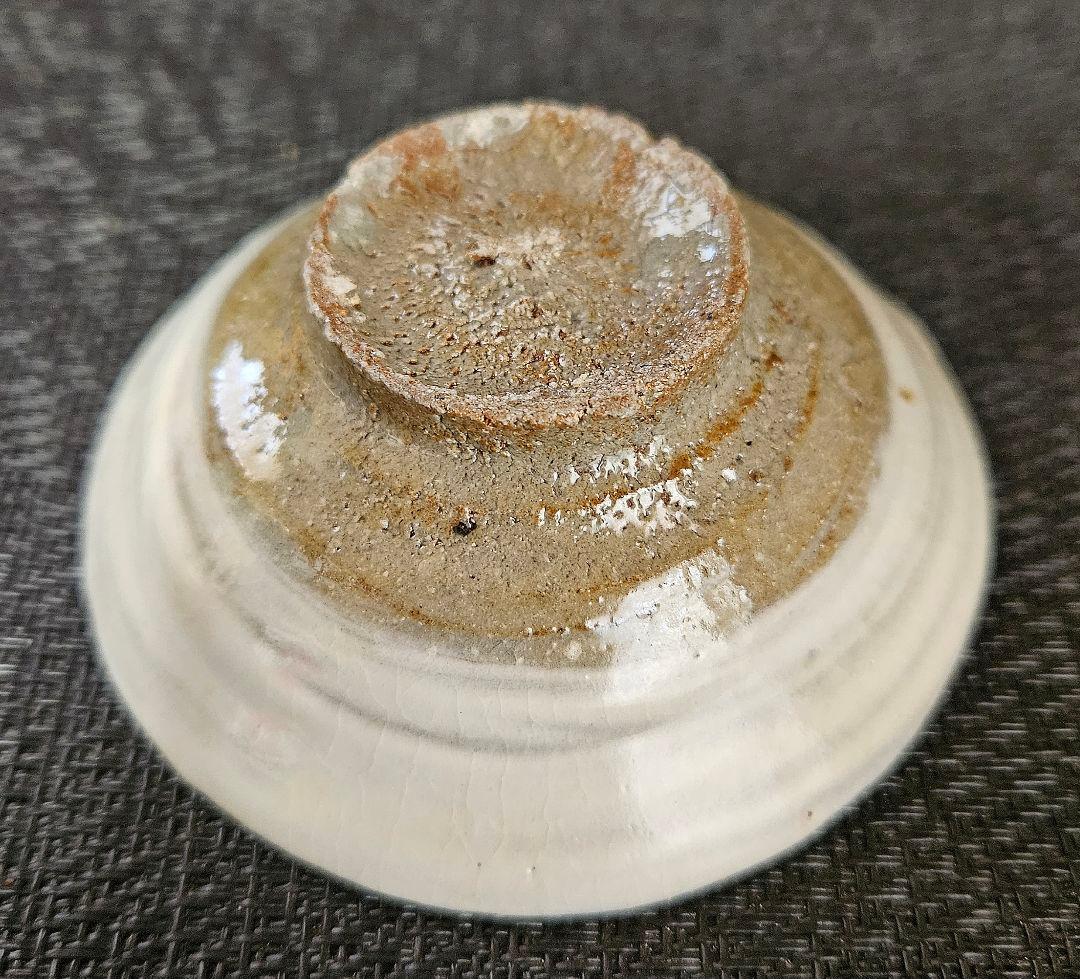 新進気鋭　人気作家　唐津焼　竹花正弘造　唐津　刷毛目　盃　酒杯　酒器　共箱　共布