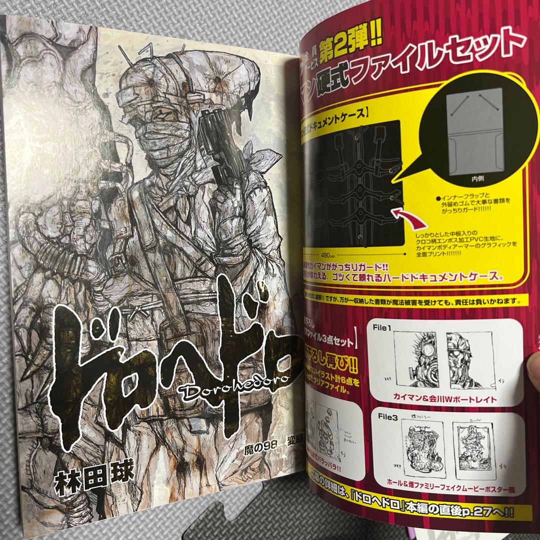 月刊IKKI ドロヘドロ 林田球 2011年6月号 表紙 本誌 イラストカード