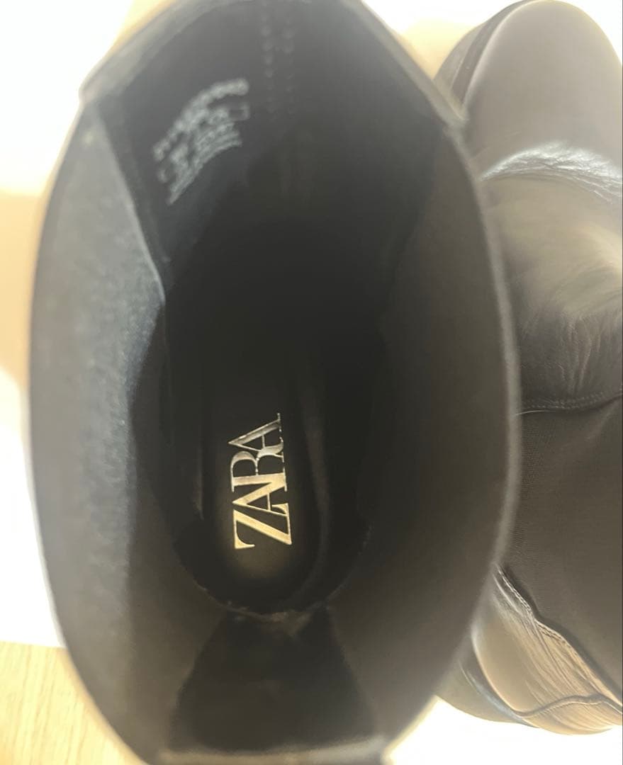 ⭐︎美品⭐︎ZARA サイドゴアブーツ 厚底　ブラック　サイズ39