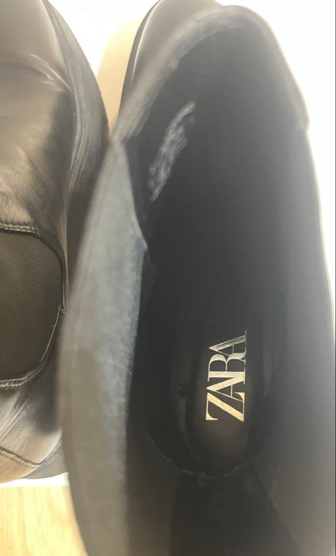 ⭐︎美品⭐︎ZARA サイドゴアブーツ 厚底　ブラック　サイズ39