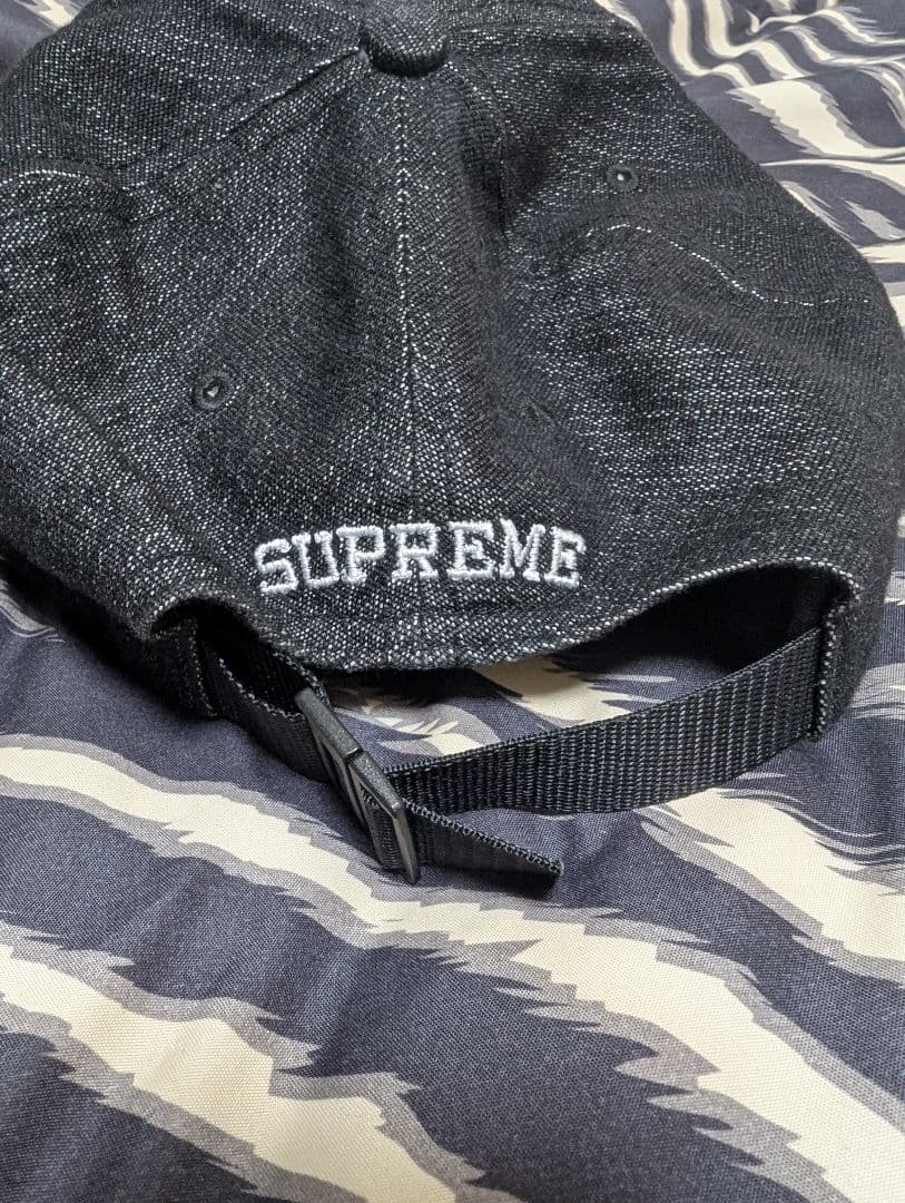 Supreme SUPREME コーデュラ デニムスモールボックスロゴ 黒