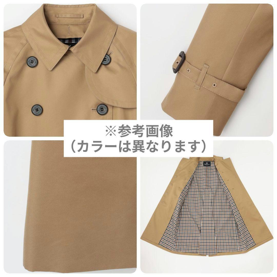 近年モデル 激レア入手困難【極美品】アクアスキュータム 含浸トレンチコート 濃紺