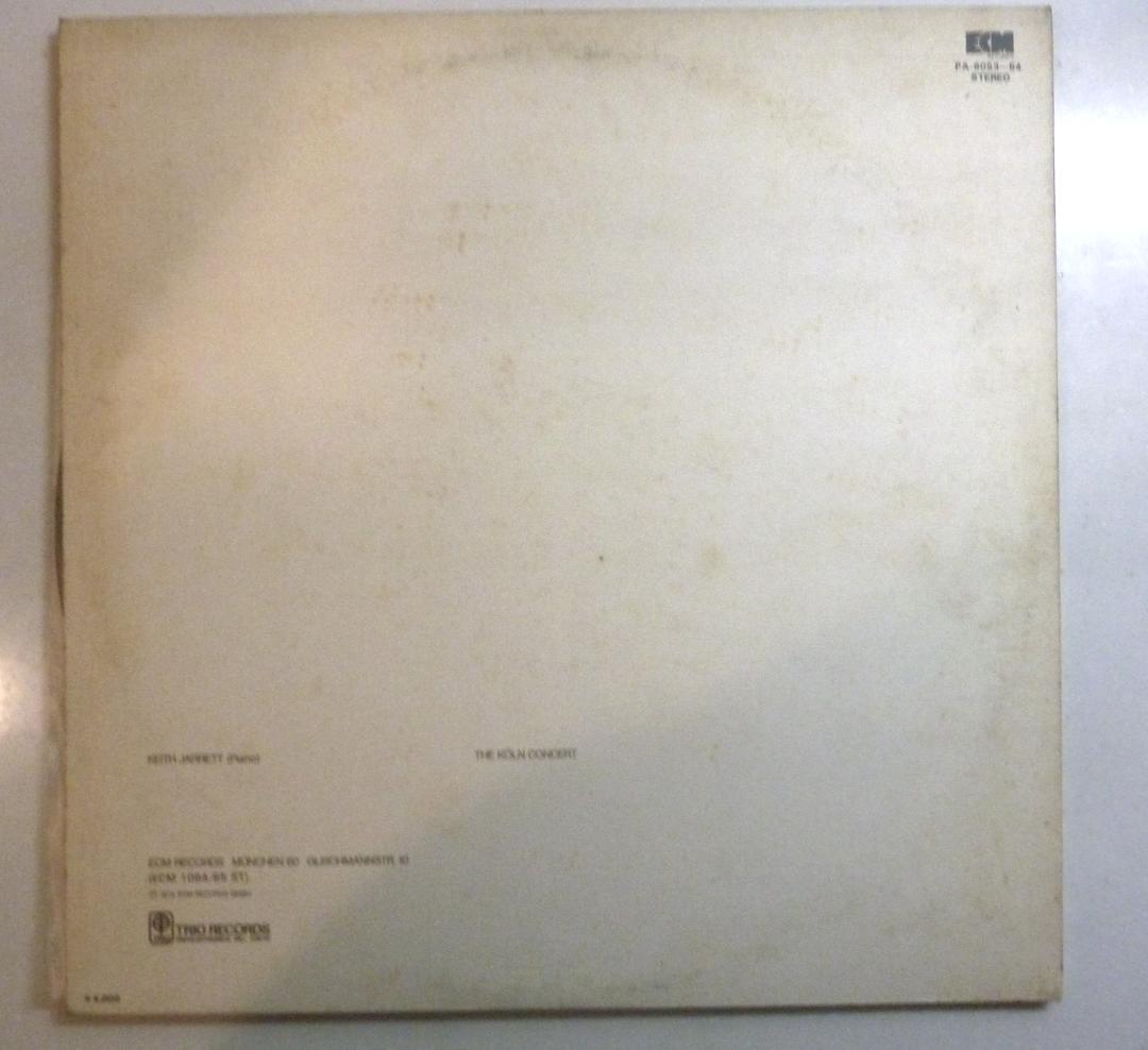 【アナログＬＰ２枚組●日本盤】ケルンコンサート／キース・ジャレット