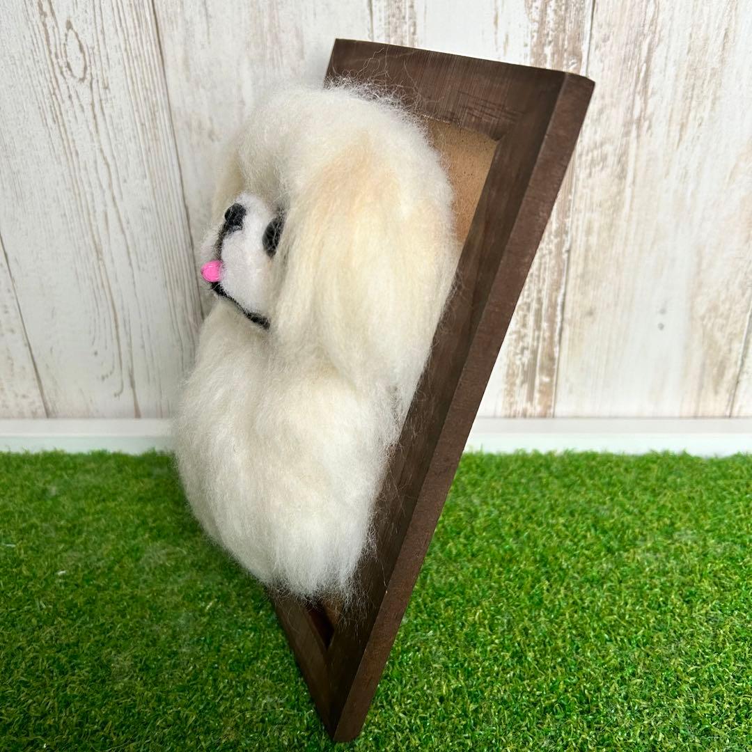★ゴロたん★羊毛フェルト　フレームタイプ【ペキニーズ】犬　オーダー