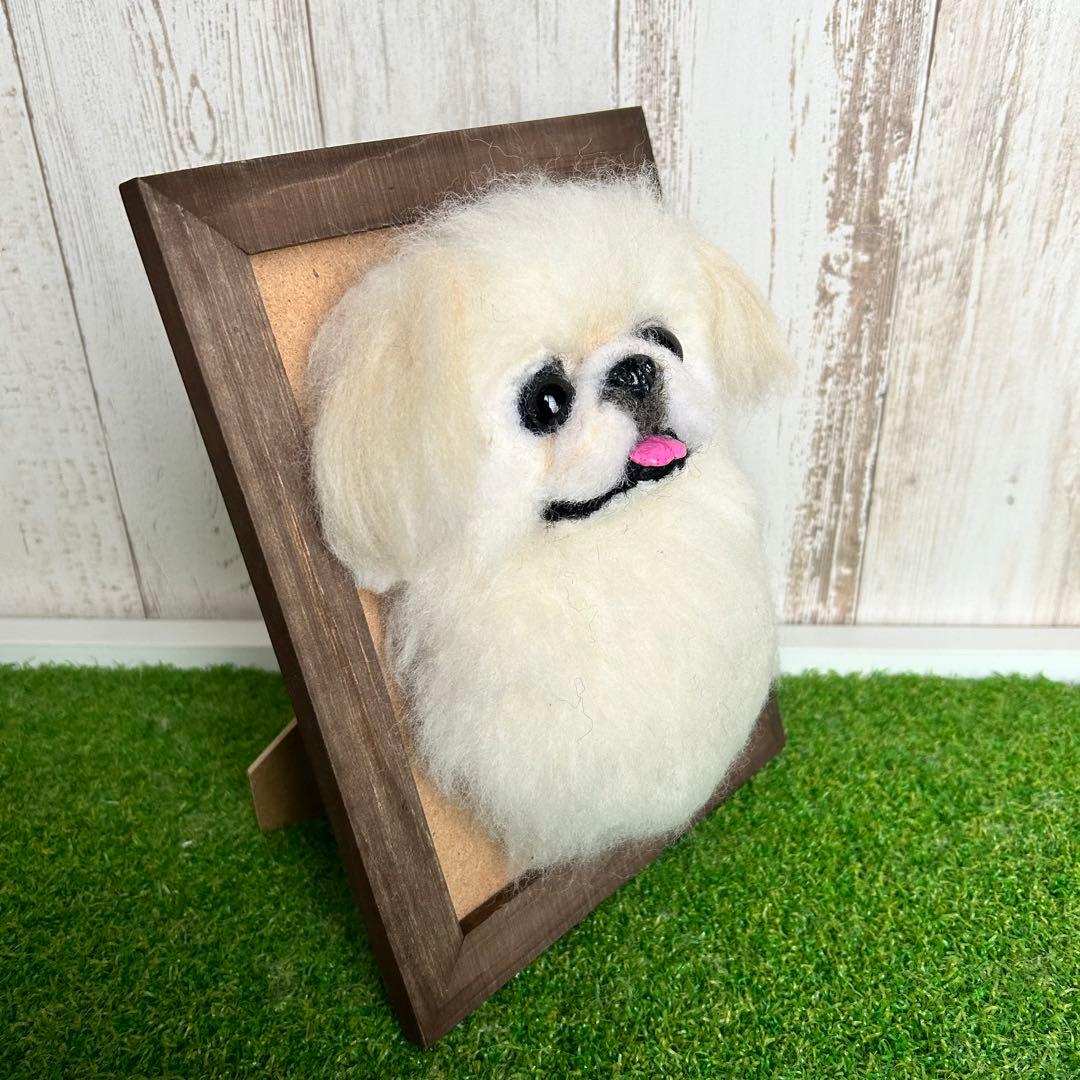 ★ゴロたん★羊毛フェルト　フレームタイプ【ペキニーズ】犬　オーダー