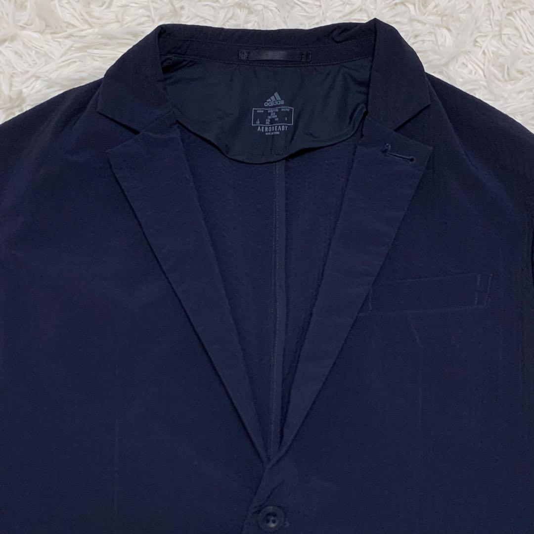 完売品✨アディダス 伊勢丹 ICON JACKET シアサッカー 伸縮 ネイビー