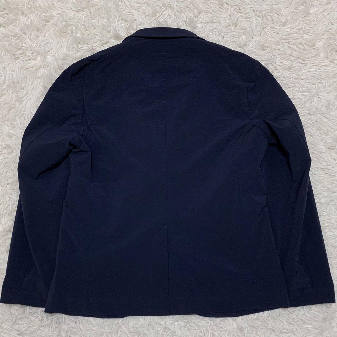 完売品✨アディダス 伊勢丹 ICON JACKET シアサッカー 伸縮 ネイビー