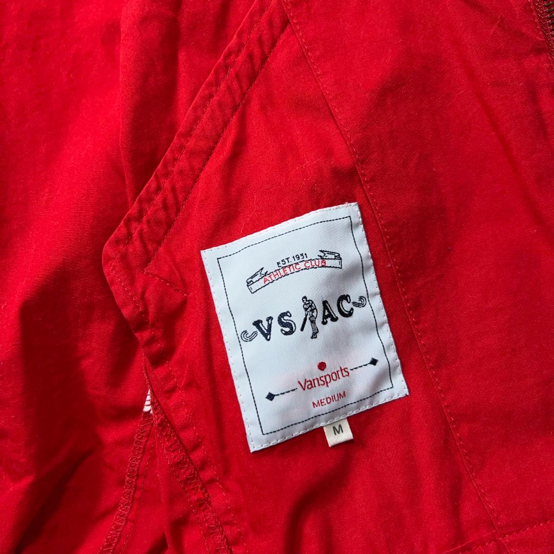 美品 90s VAN SPORT ヴァン スウィングトップ 赤 ジップブルゾンM