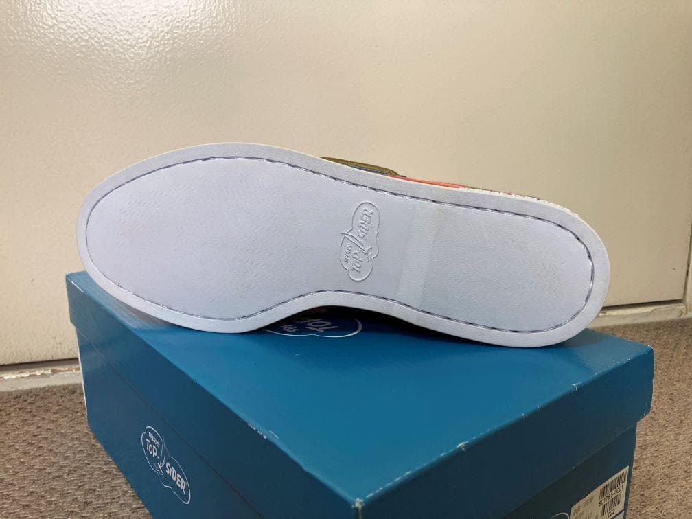 Topsider メンズチェック柄デッキシューズ　トートバッグ付き　新品未使用