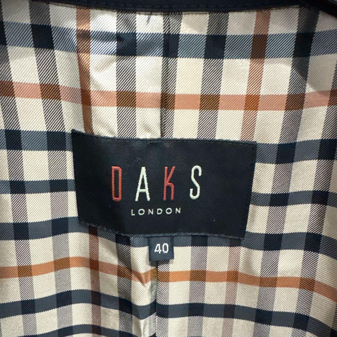DAKS トレンチコート ブラック