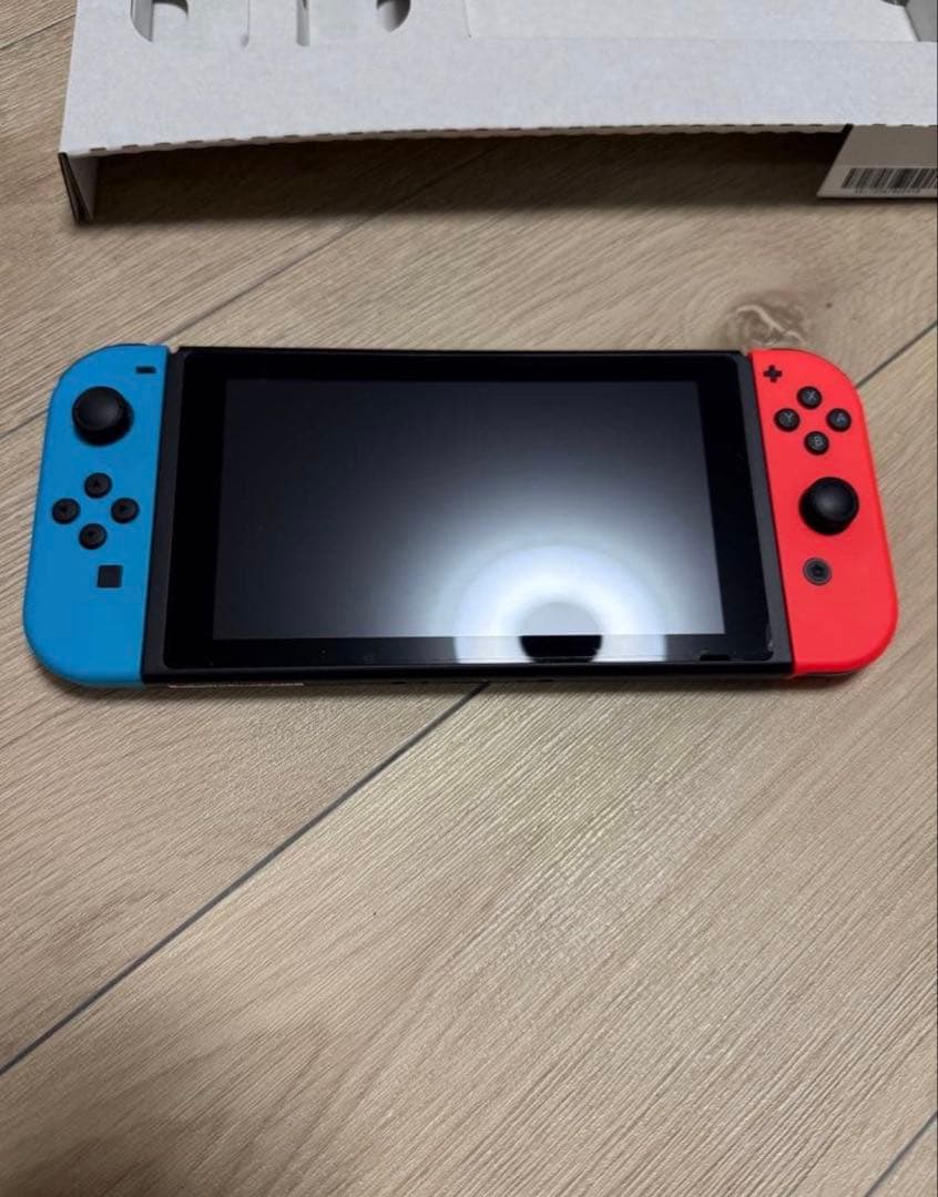 Nintendo Switch 本体 青/オレンジ Joy-Con ケース付き