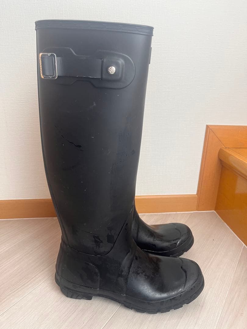 HUNTER ブラック 長靴 UK 6 / US 8 / EU 39