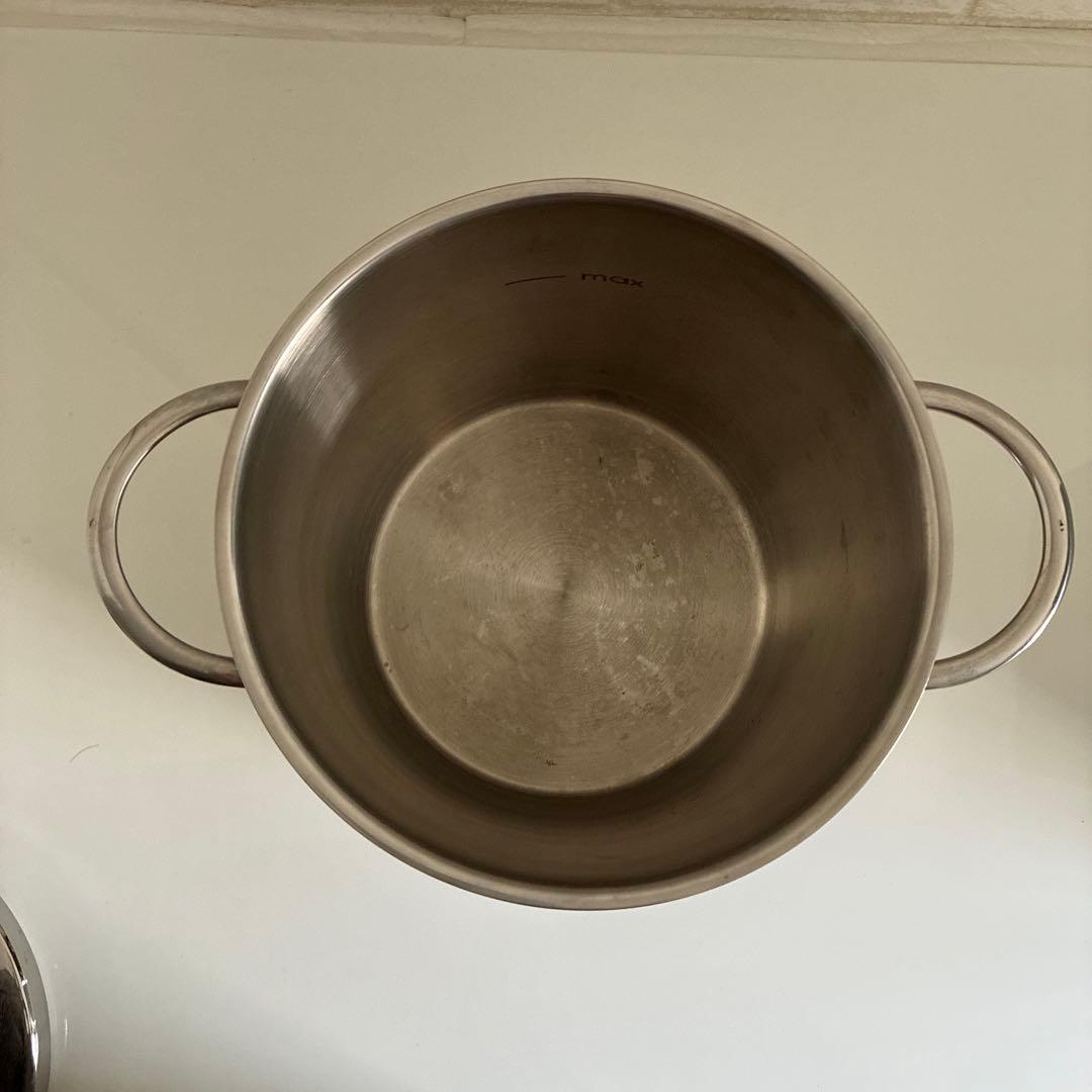 WMF (ヴェーエムエフ) パスタ鍋 18cm 両手鍋　IHガス火対応