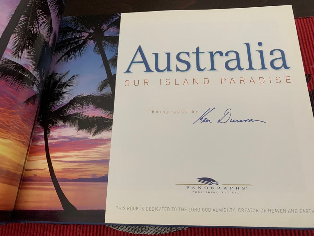 洋書 Australia Our  Paradise Ken Duncan