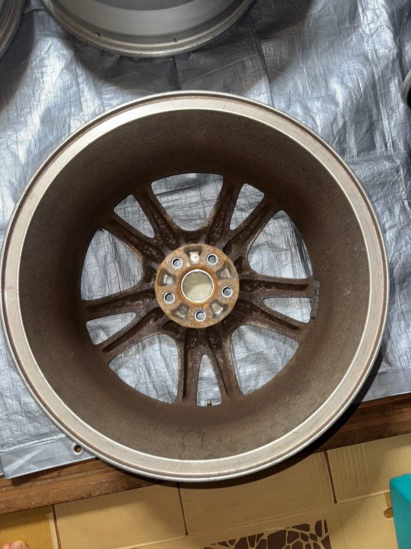 希少SUBARUゴールドホイール インプレッサ WRX STI