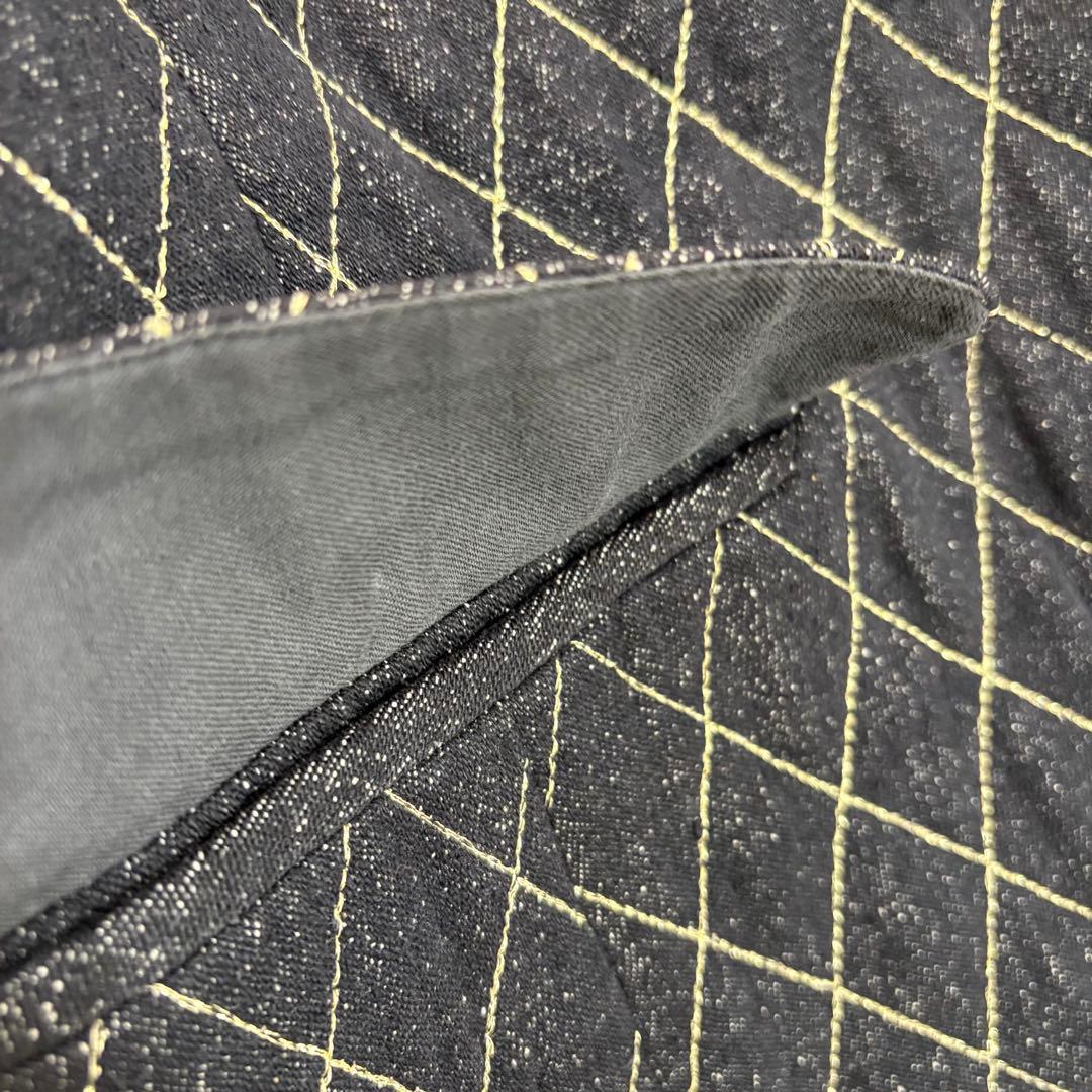 極美品✨レオナール テーラードジャケット【LL】金ボタン シルク 刺繍 チェック