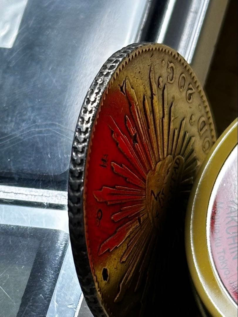 メキシコ銀貨　1881年　本物保証