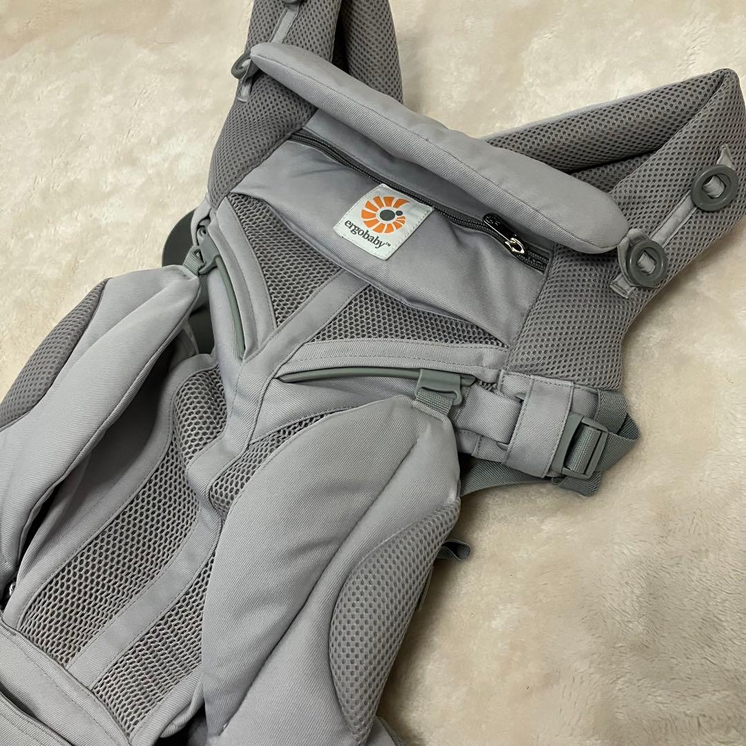 ergobaby 抱っこ紐 グレー メッシュ　オムニ360 クールエア　美品