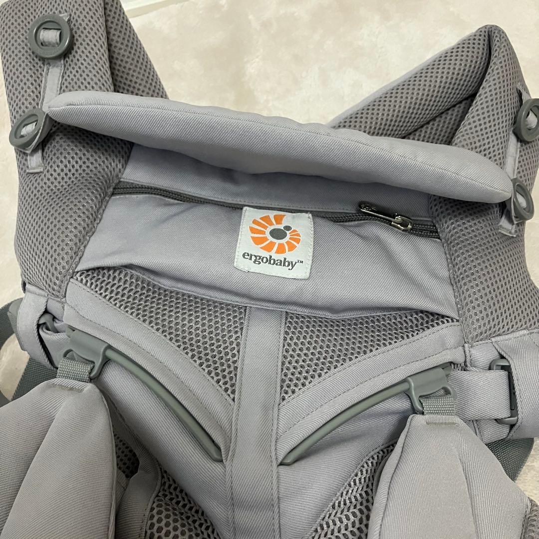 ergobaby 抱っこ紐 グレー メッシュ　オムニ360 クールエア　美品