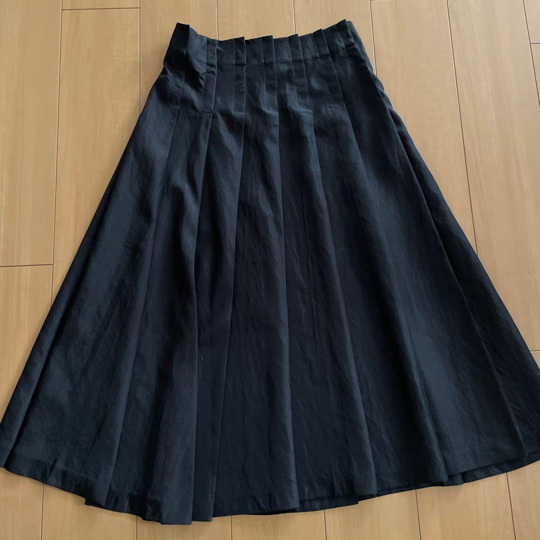 さつま様☆専用 新品LANVIN en Bleuライトタフタプリーツスカート