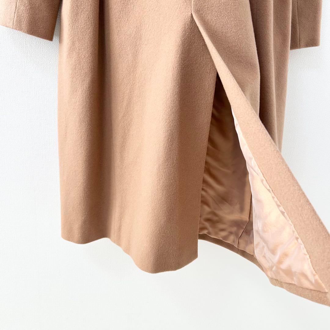 美品✨トゥモローランド　ロングコート　カシミヤ100% キャメル　36
