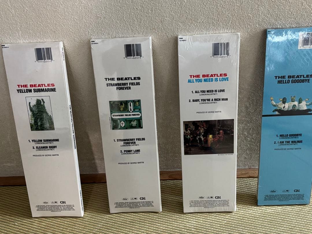 ビートルズ　シングルCD LONG BOX 22セット未開封！