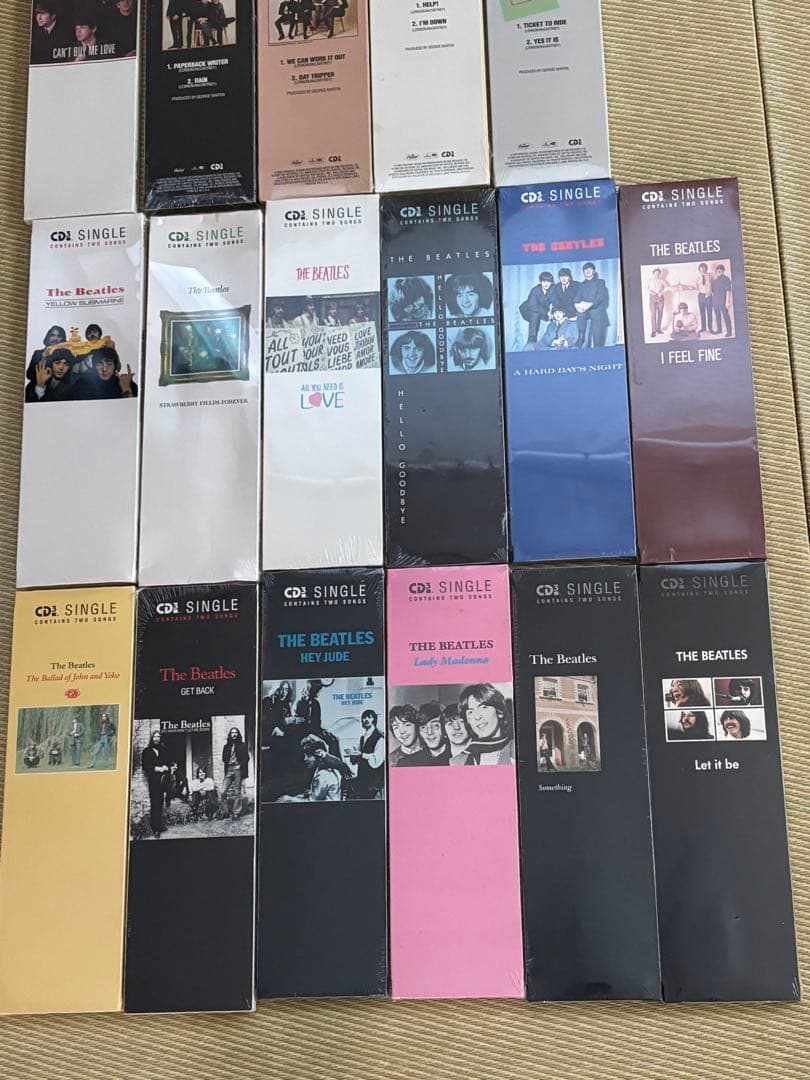 ビートルズ　シングルCD LONG BOX 22セット未開封！