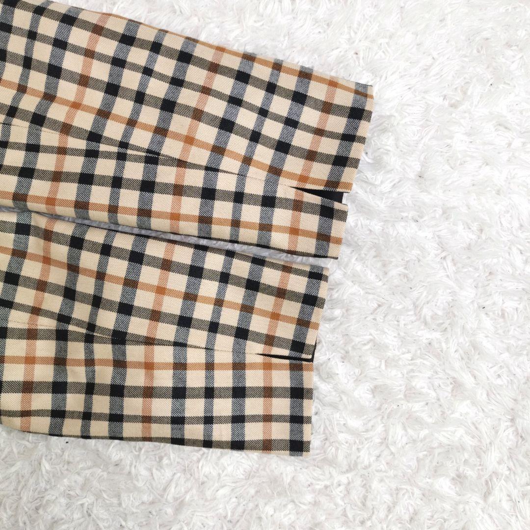 【タグ付き】DAKS　ワンピース　チェック柄　大きいサイズ　XL 長袖