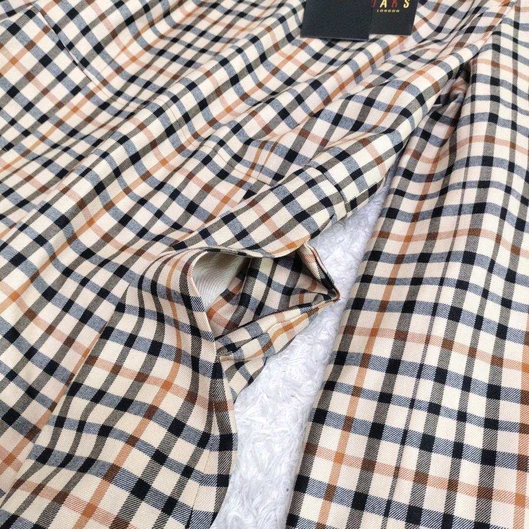 【タグ付き】DAKS　ワンピース　チェック柄　大きいサイズ　XL 長袖