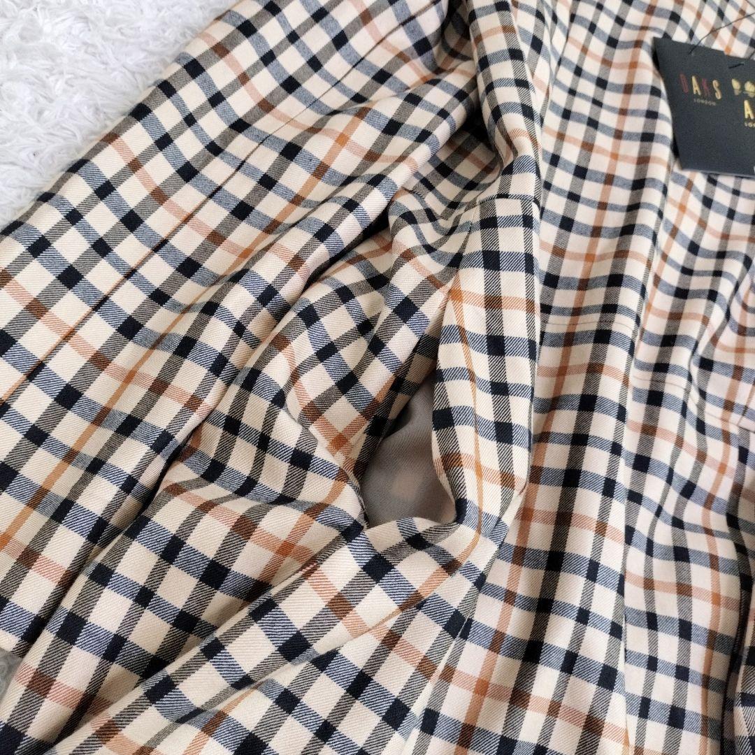 【タグ付き】DAKS　ワンピース　チェック柄　大きいサイズ　XL 長袖