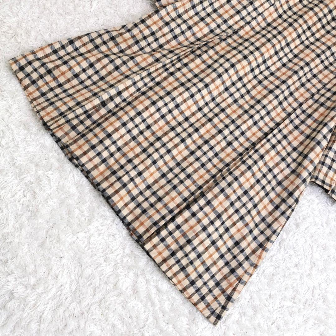 【タグ付き】DAKS　ワンピース　チェック柄　大きいサイズ　XL 長袖