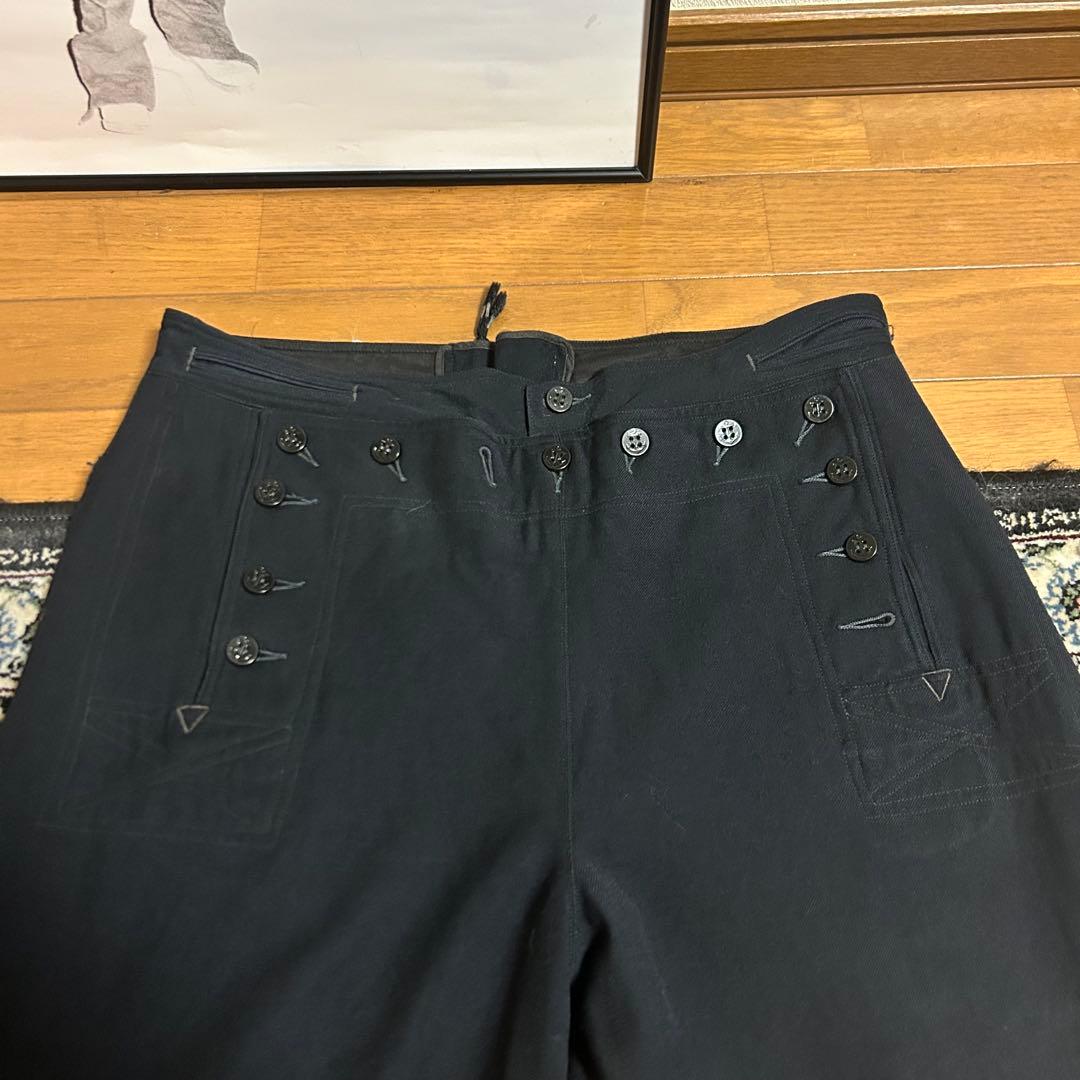US NAVY セーラーパンツ ワイドパンツ ウール vintage