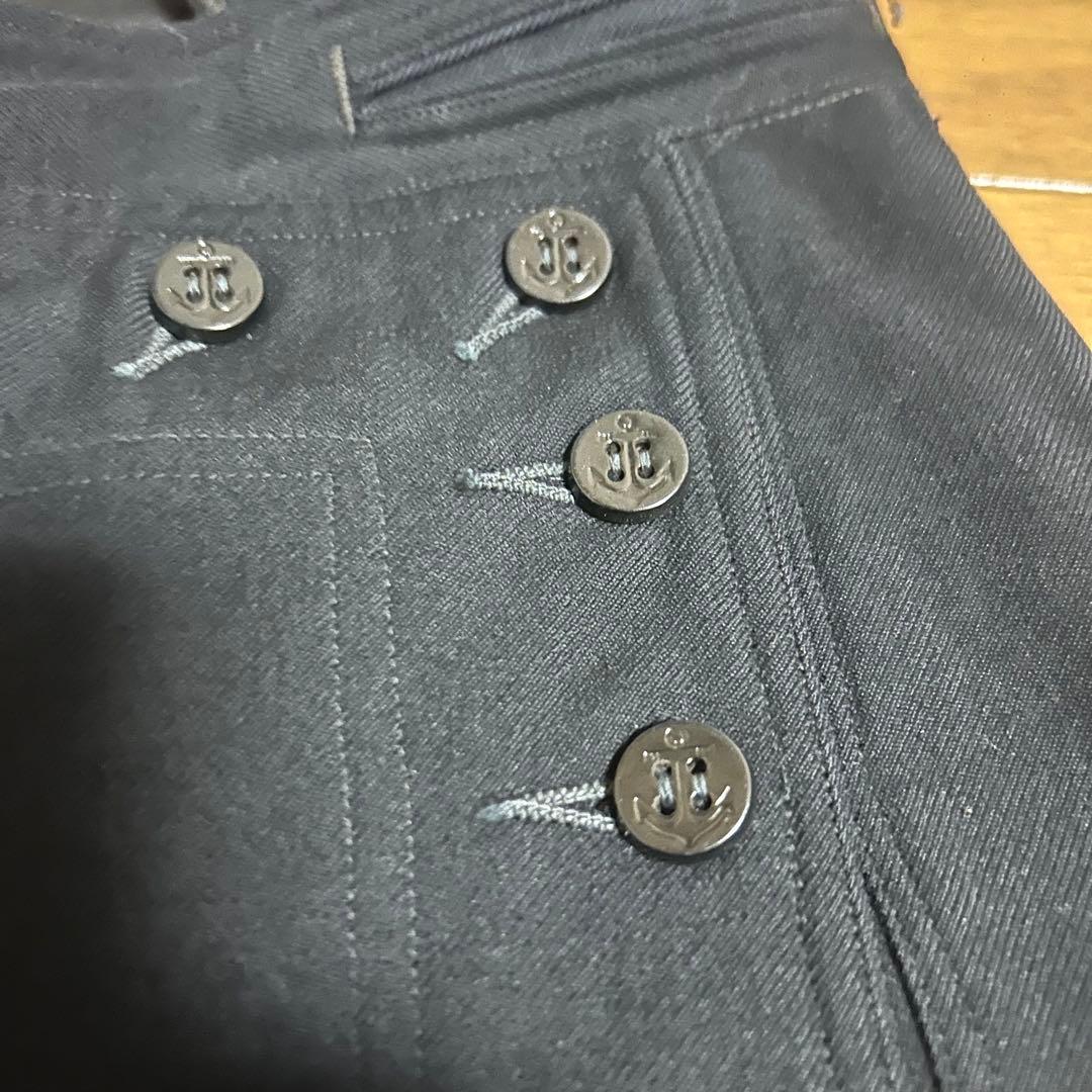 US NAVY セーラーパンツ ワイドパンツ ウール vintage