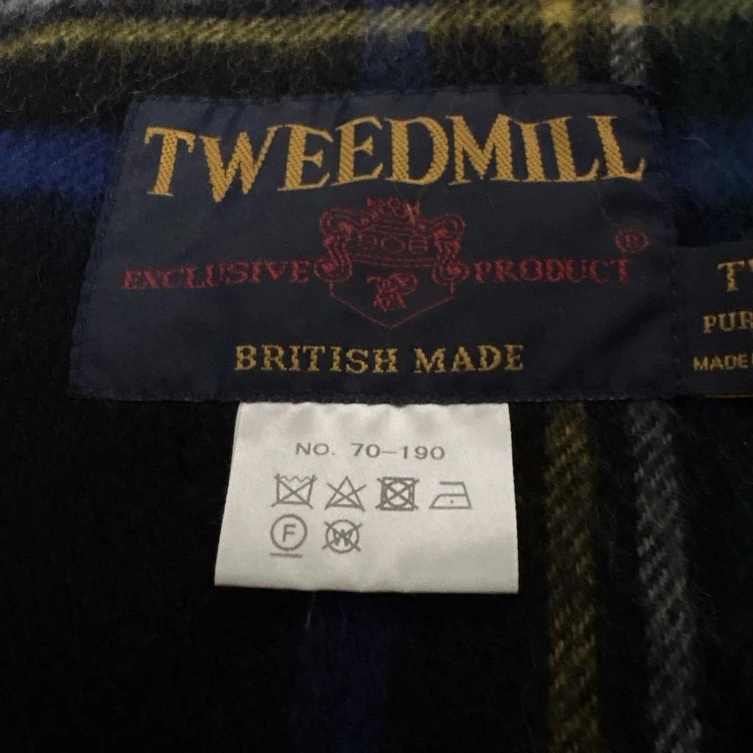 TWEEDMILL ツイードミル マフラー ウール チェック 英国製