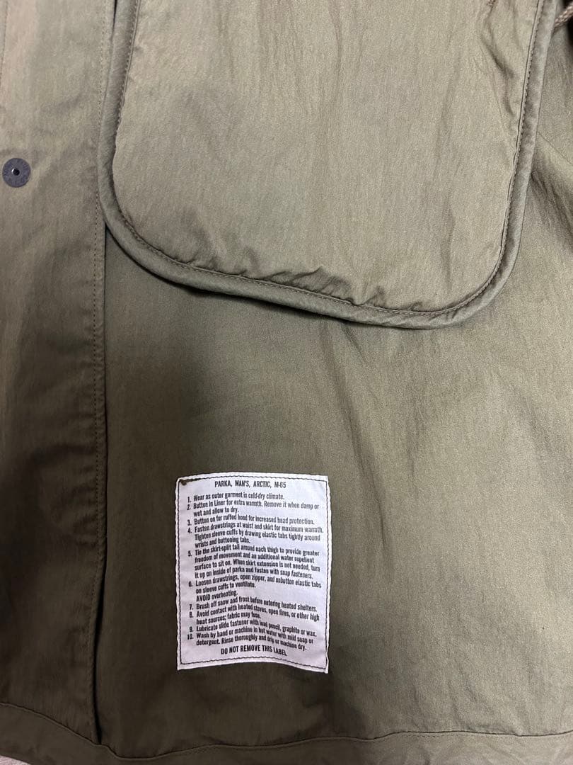 The REAL McCOY’S/PARKA, MAN'S M-65/Lサイズ