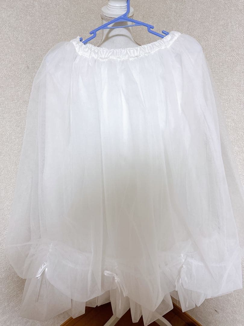 TreatÜrself Rose motif ribbon tulleskirt
