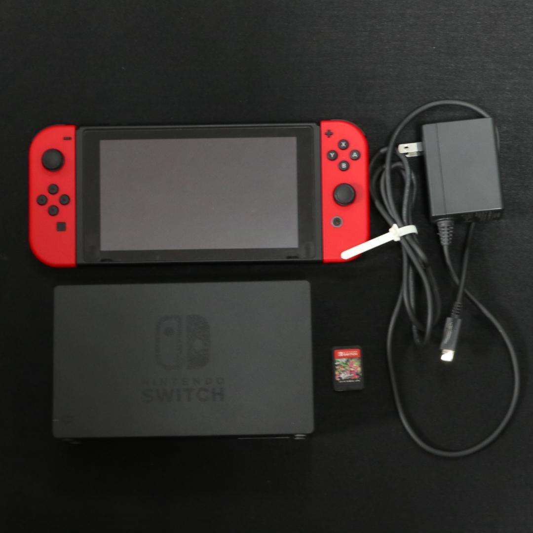 Nintendo Switch 本体 箱あり スーパーマリオ 付属品なし