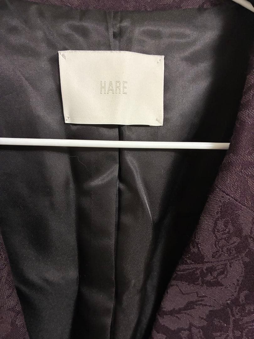 【HARE】パープル テーラードジャケット ハレ ヴィンテージ風