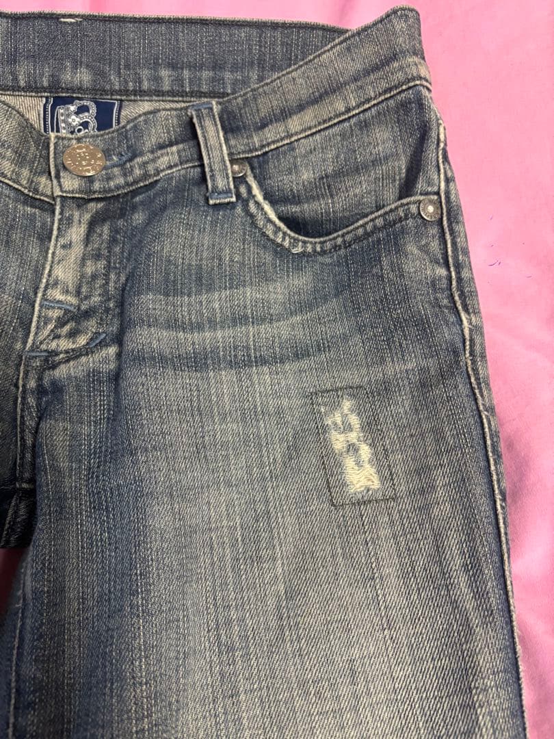 VictoriaBeckham ローライズブーツカットデニム　ベルボトム　y2k