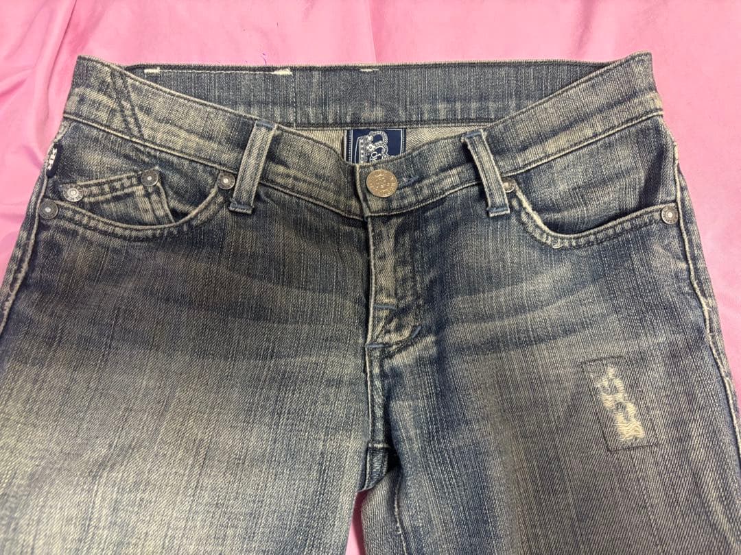 VictoriaBeckham ローライズブーツカットデニム　ベルボトム　y2k